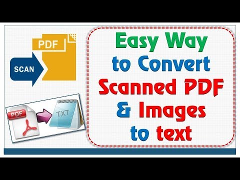 convert pdf image to text